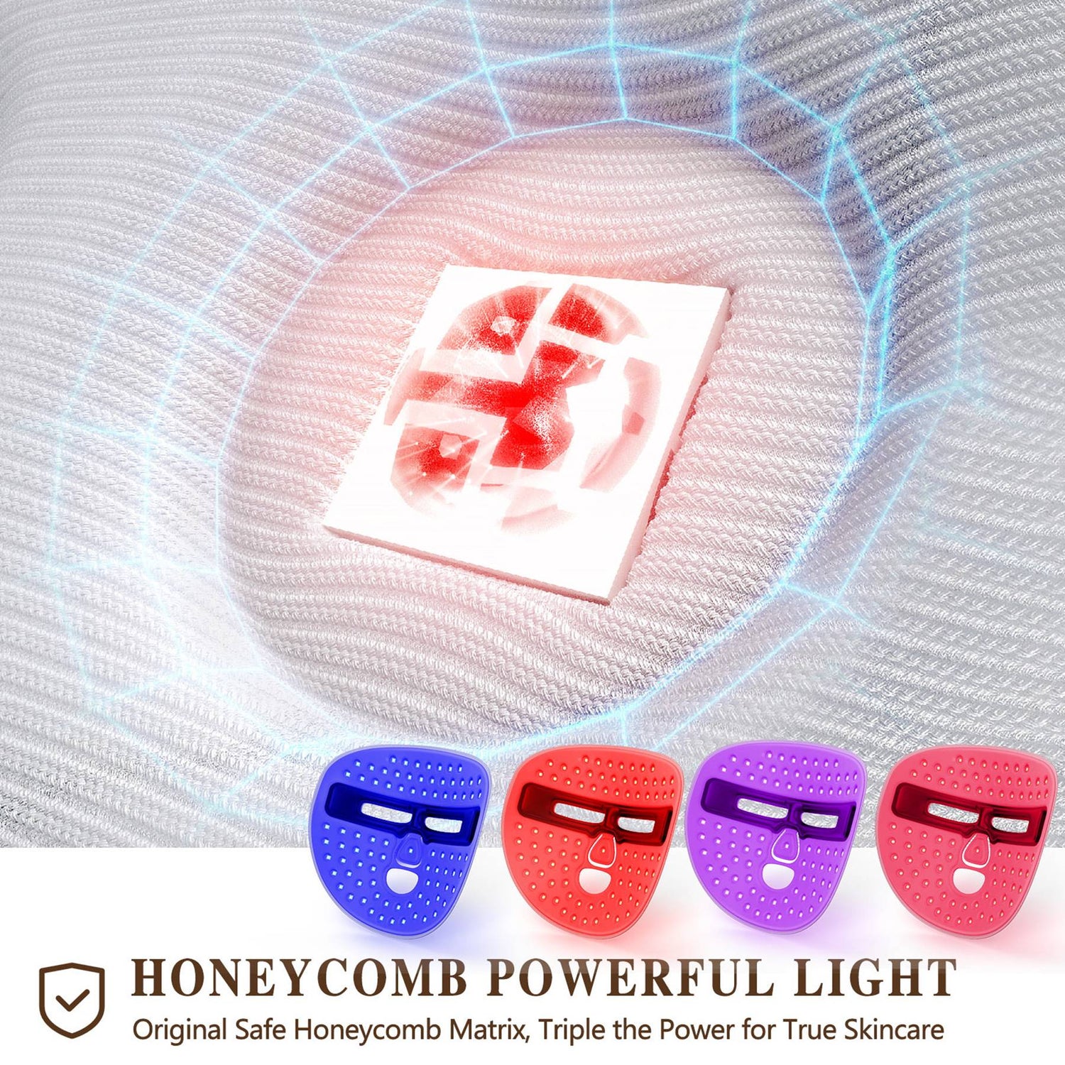 REVELA Household LED Beauty Color Light Mask Led Red And Blue Beaut