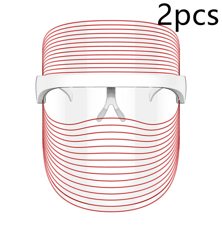 REVELA 7 Color LED Mask Red Light Therapy Skin Rejuvenation Massager 