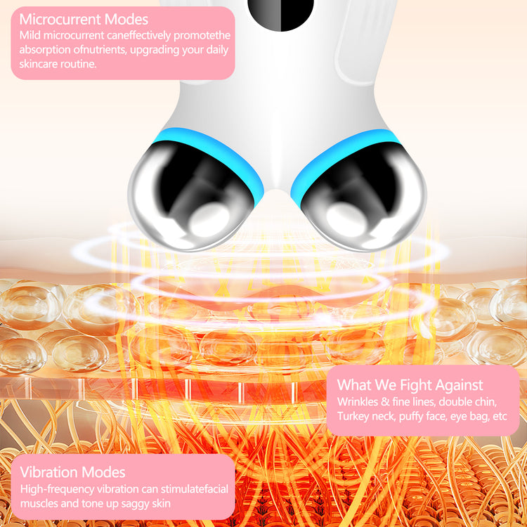 REVELA 7 Color LED Mask Red Light Therapy Skin Rejuvenation Massager 
