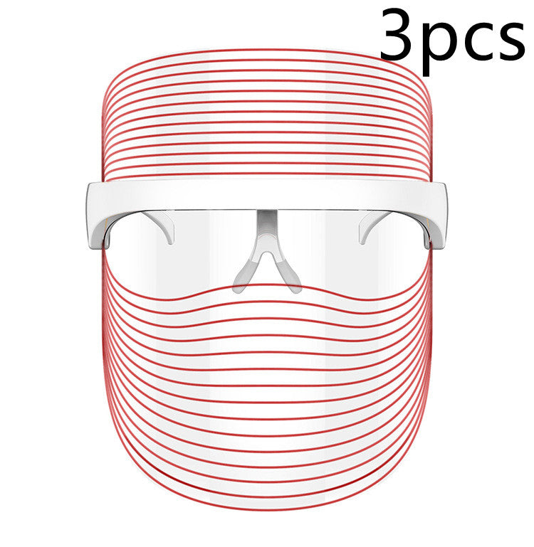 REVELA 7 Color LED Mask Red Light Therapy Skin Rejuvenation Massager 